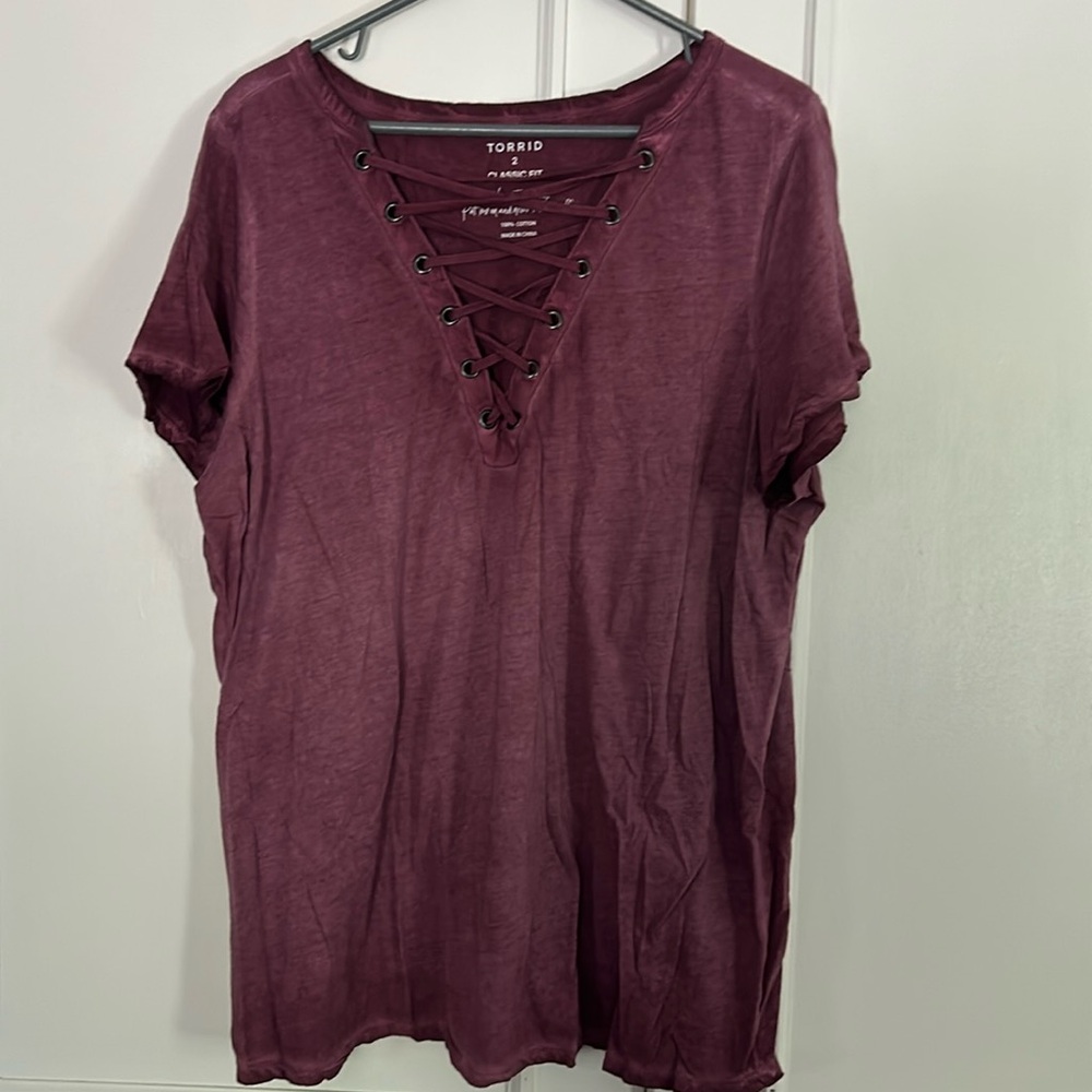 Torrid v neck shirt